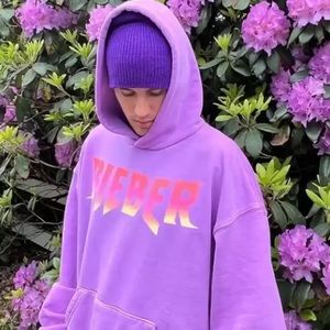 Bieber Purple Justice Tour Hoodie